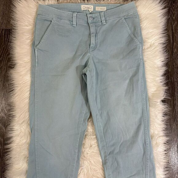 Anthropologie Womens Chino Relaxed Size 29 Blue Pockets Casual Workewear - Picture 3 of 5